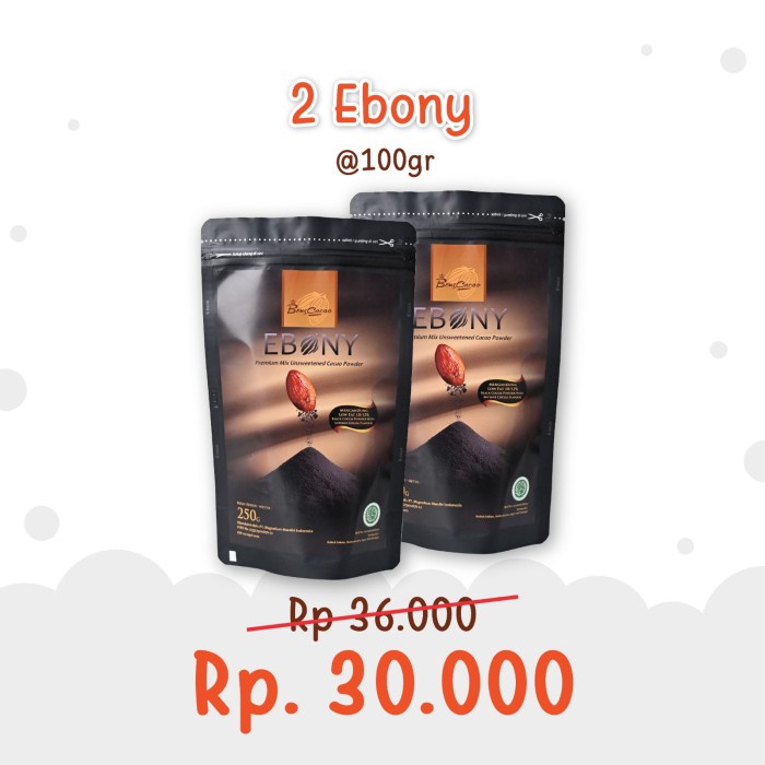 

2 BENSCACAO EBONY / BLACK POWDER / COKLAT BUBUK / COKLAT HITAM