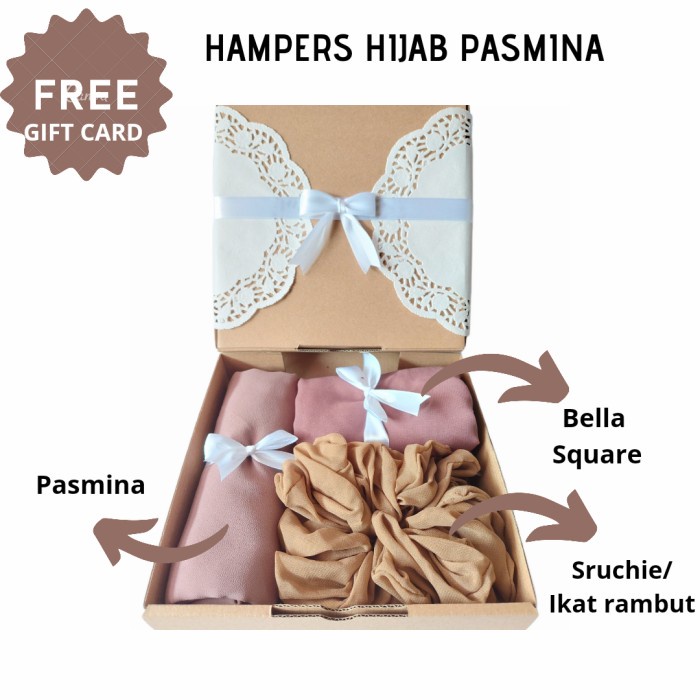 

ARS04 HAMPERS HIJAB PASMINA KADO HADIAH ULANG TAHUN CANTIK