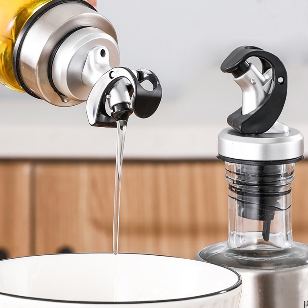 Otomatis Clamshell Pour Nozzle/Anti Bocor Seal Silicone Wine Dispenser/Rumah Tangga Kreatif Kecap Cuka Bumbu Botol Stopper Tutup Peralatan Dapur