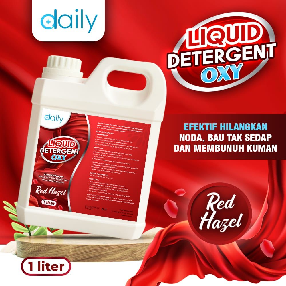 LIQUID DETERJEN OXY PENCERAH WARNA PAKAIAN DAILY 1 LITER