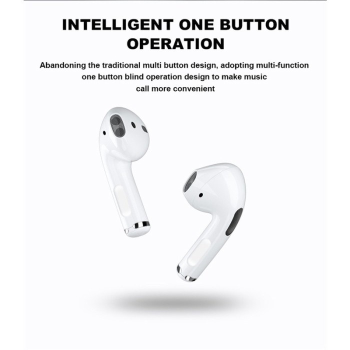 ❤❤Pro 4 TWS Earphone Nirkabel Headset Bluetooth 5.0 earphones BT Hand