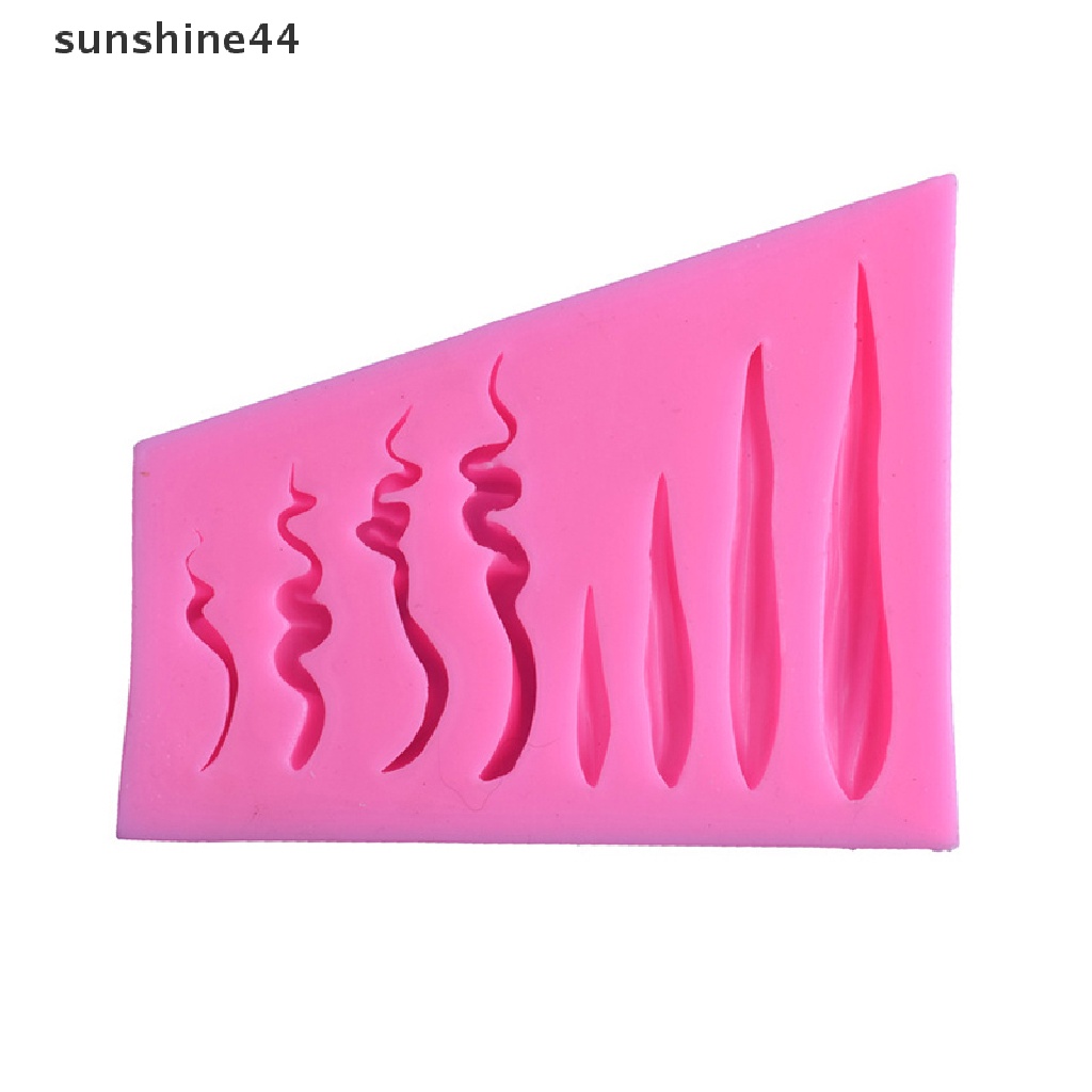 Sunshine Cetakan Silikon Bentuk Rambut Untuk Dekorasi Kue Bakeware Sugarcraft Baking Tools ID