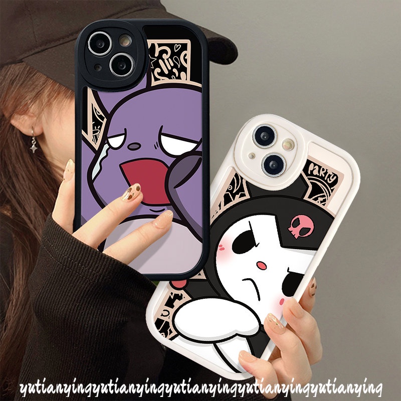 Redmi 9A 10A 12C K40s 9T 10C 9a110 9C NFC Note11 8 9 11s 10 8Pro 9Pro 10Pro 9s 10s 11Pro+Mi 11T 12 11 Lite Poco X3 NFC Pro F4 M3 Kartun Lucu Kuromi Baku Tpu Soft Sarung Cover