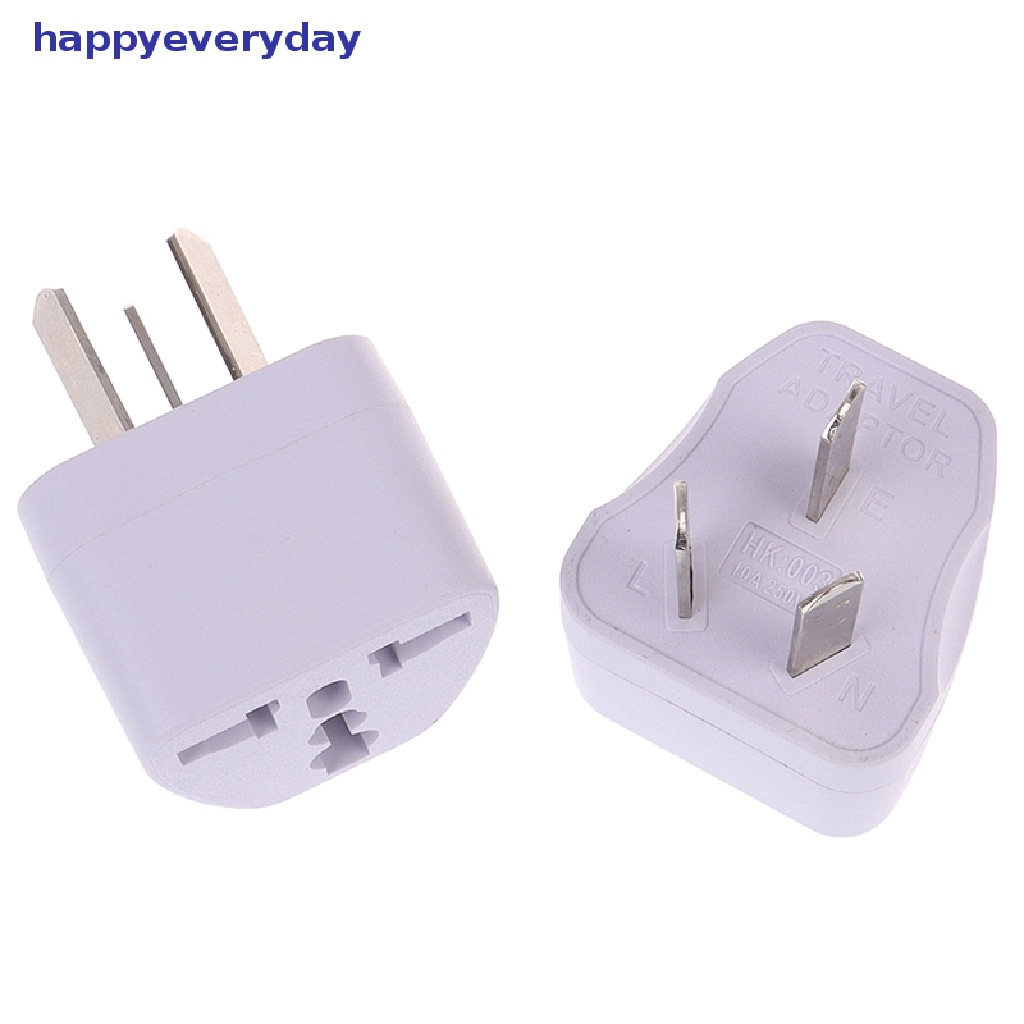 [happy] Adaptor Colokan Listrik Travel Universal USA EU EURO Asia to AU AUSTRALIAN 3pin [ID]