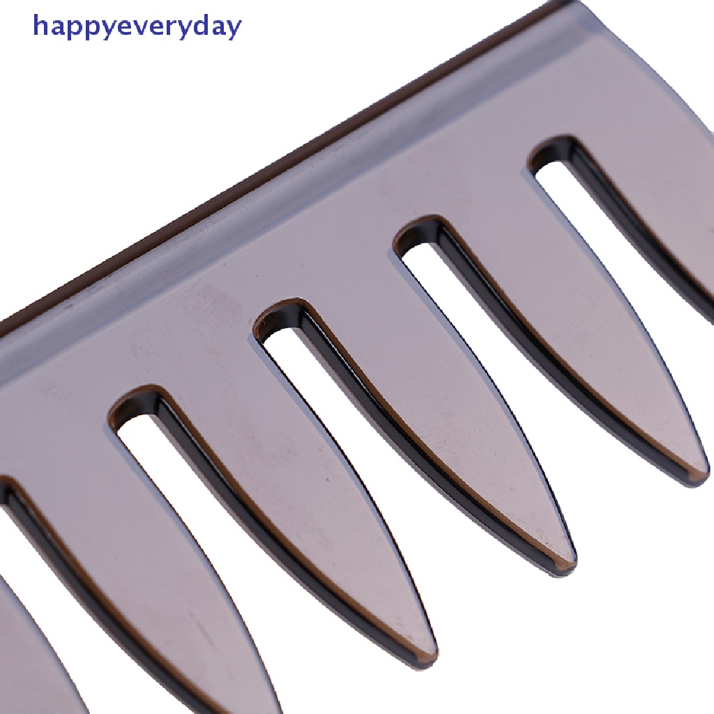 [happy] Sisir Rambut Minyak Gigi Lebar Sisir Rambut Klasik Oil Slick Styling Hair Brush Untuk Pria [ID]