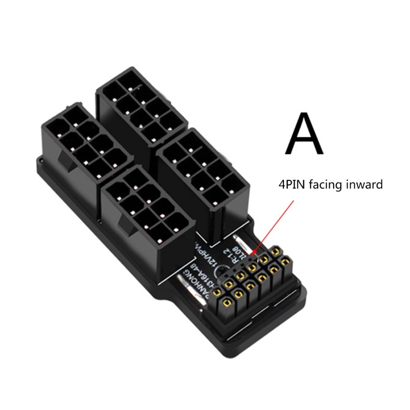 Kartu Grafis zzz 4x8Pin 40seri ATX3 012vhpwr 12+4P 600W 180derajat Adaptor Daya