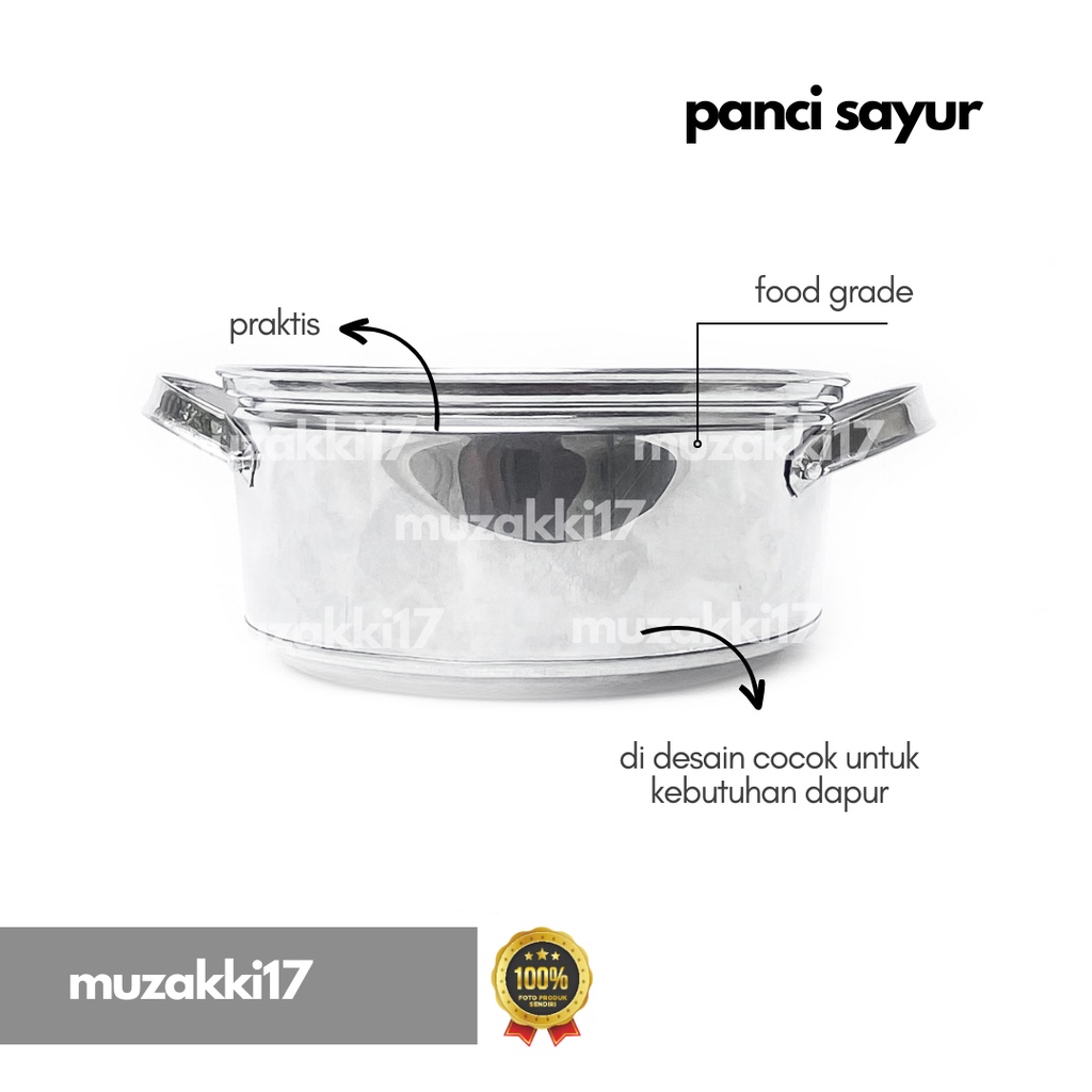 Panci Sayur Stainless - Mini