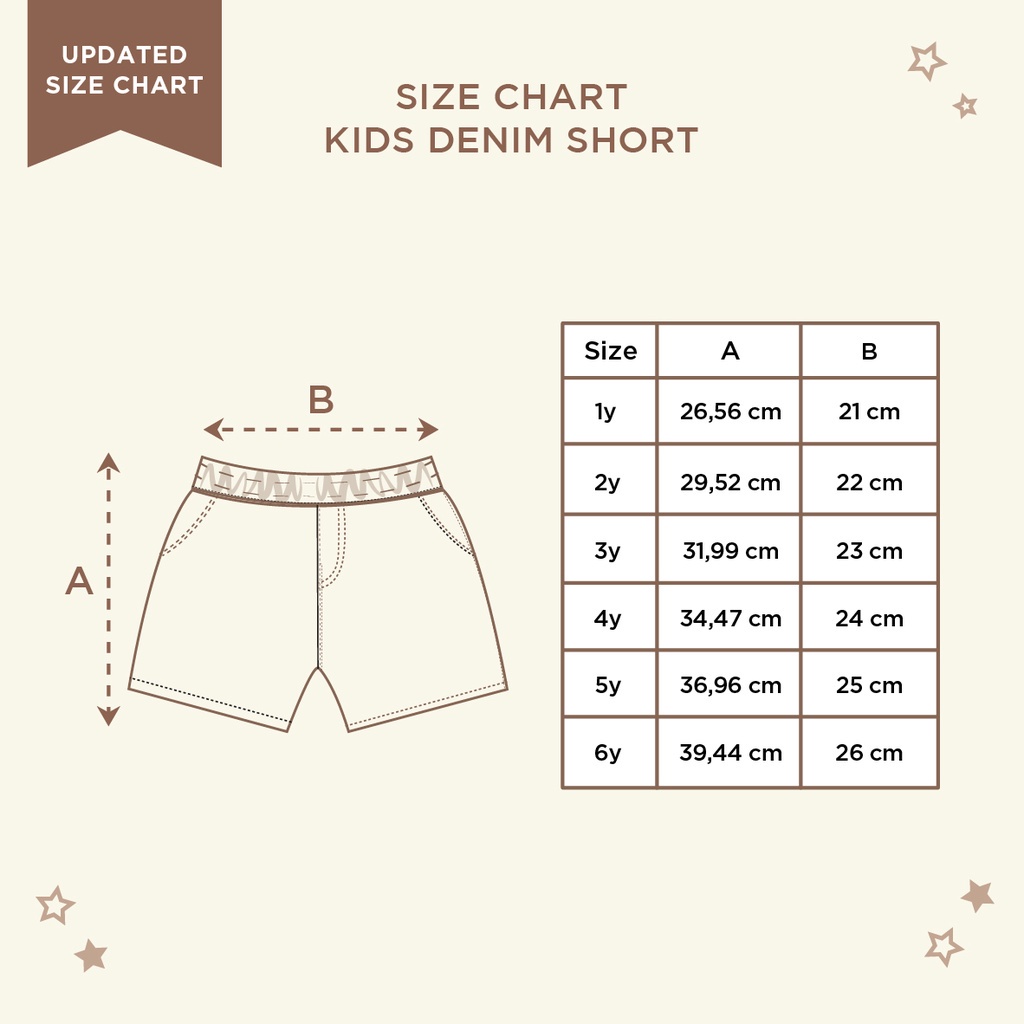 Little Palmerhaus - Kids Denim Short Pants 4.0 Jeans Celana Pendek Anak Bayi