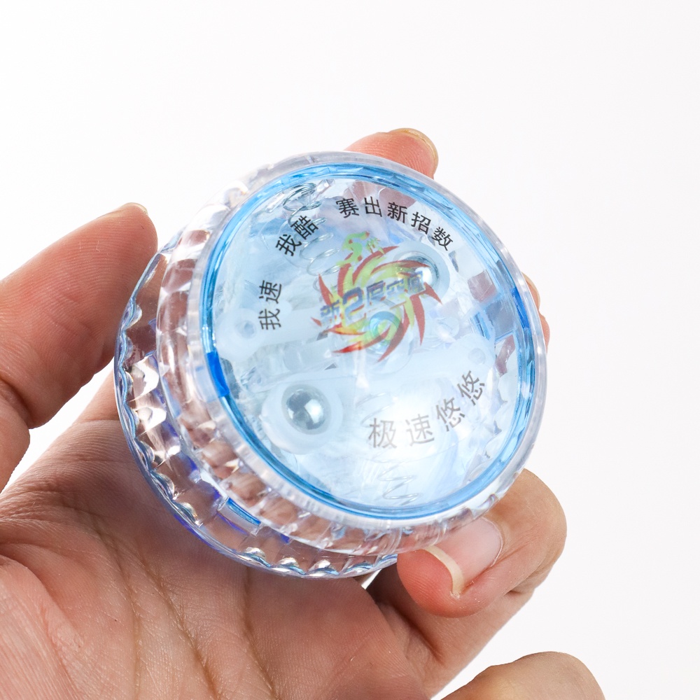 G8UI Hqyp Everlocity Mainan Yoyo Dengan Lampu Led9987bBlue Or-i