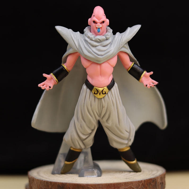 8gaya Anime Dragon Ball Action Figurals Demon Buu Bentuk Penuh Jas Mainan Mobil Mainan Ornamen Koleksi