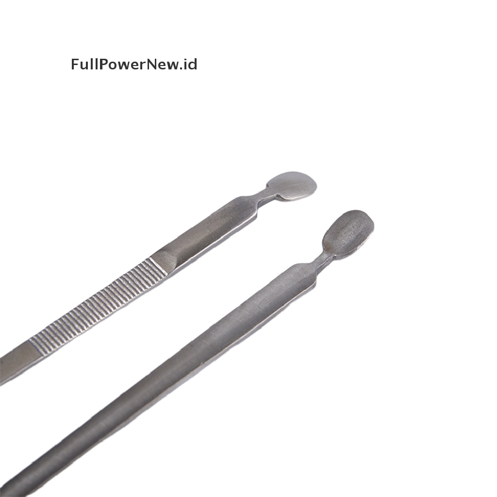 Power Manicure Pedicure Alat Perawatan Nail Art Kutikula Pendorong Trimmer Cleaner Sendok Beauty ID