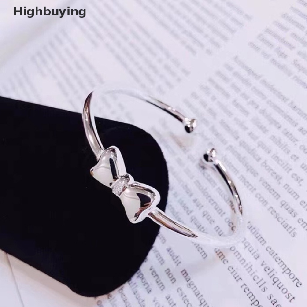 Hbid Adjustable Ikatan Simpul Perak Cuff Gelang Warna Silver Liontin Gelang Untuk Wanita Pembukaan Yang Dapat Disesuaikan Bangle Charm Fashion Pesta Perhiasan Glory