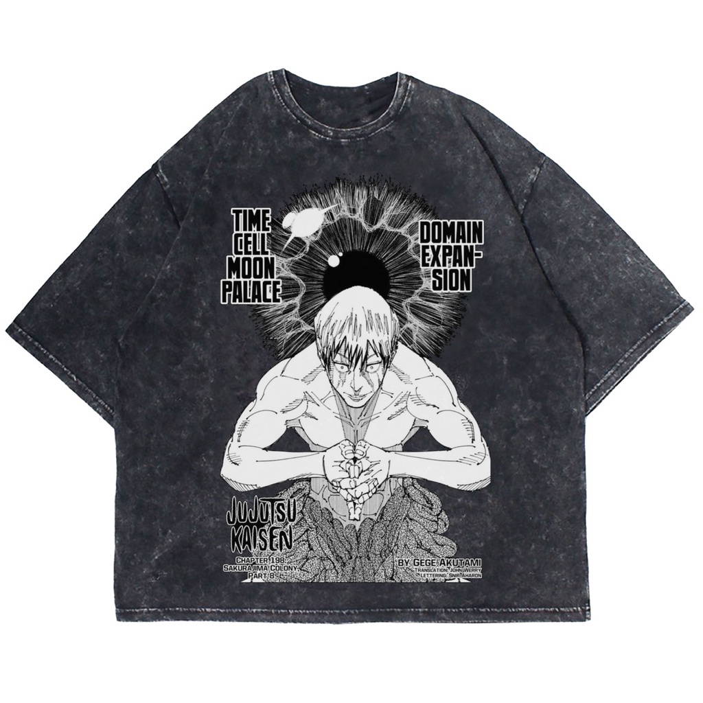 Patternmerch "jujutsu kaisen naoya zenin" Oversize T-shirt | washed tee | kaos vintage