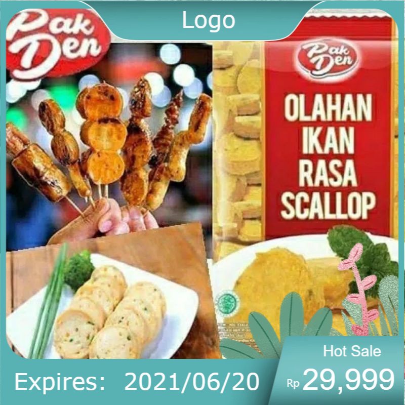 

Pak den scalop, olahan ikan scallop enak