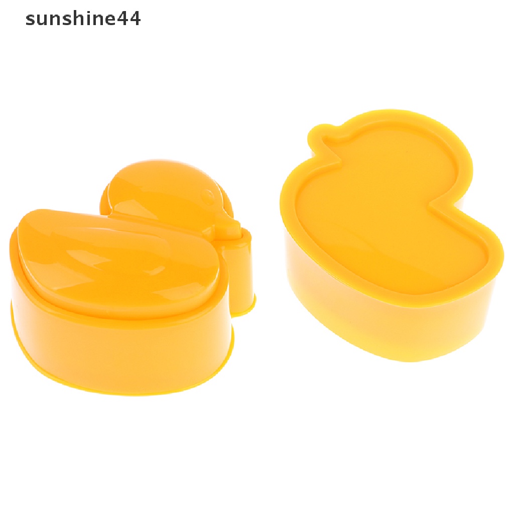 Sunshine 1Pc Cetakan Bola Nasi Bebek Rhubarb Lucu Kartun Bayi Rice Ball Mold Bento Tools ID