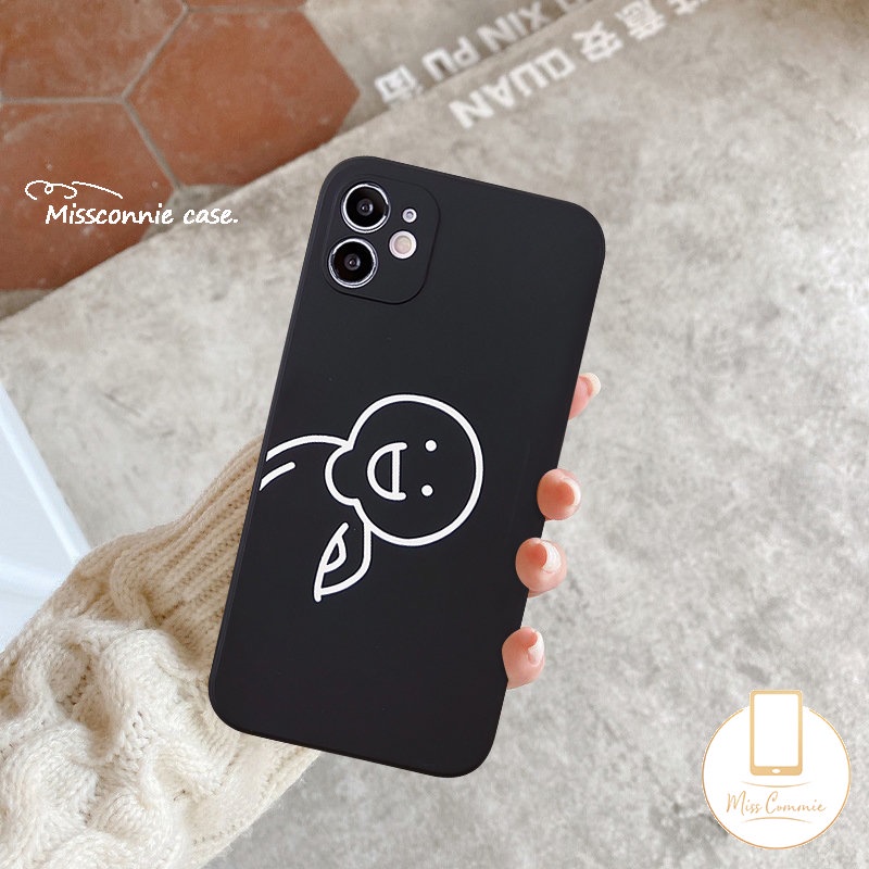 Case Karakter Garis Lucu Imut Redmi 9A 12C A1 9 10 11 9T 9C NFC Redmi Note12 8 10 9 10Pro 10s 10 Pro Poco X5 M4 F4 M5 M3 F3 X3 Pro M3 MI 10 11 12 Lite Sarung Tpu Lembut Couple 10T