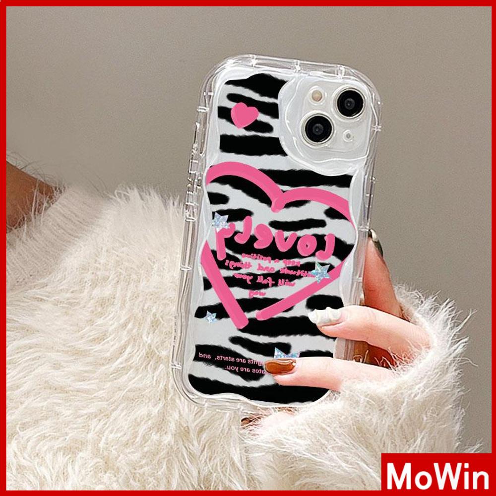 For iPhone 14 Pro Max iPhone Case 3D Curved Edge Wave Clear Case TPU Airbag Shockproof Camera Cover Heart shaped Compatible with iPhone 13 Pro max 12 Pro Max 11 xr xs max 7 Plus 8