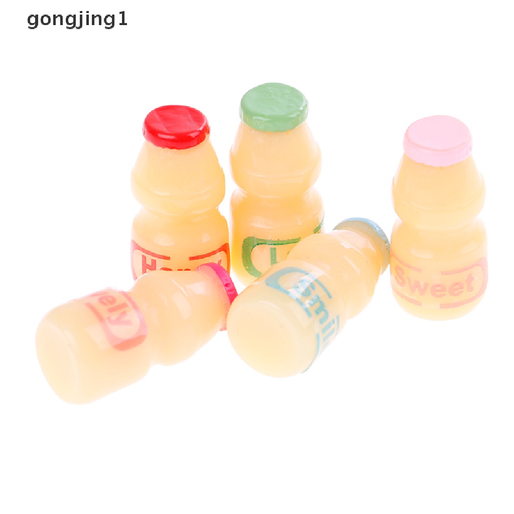 Ggg 5Pcs/lot Miniatur Rumah Boneka Minuman Susu Berpura-Pura Untuk Mainan Rumah Boneka ID