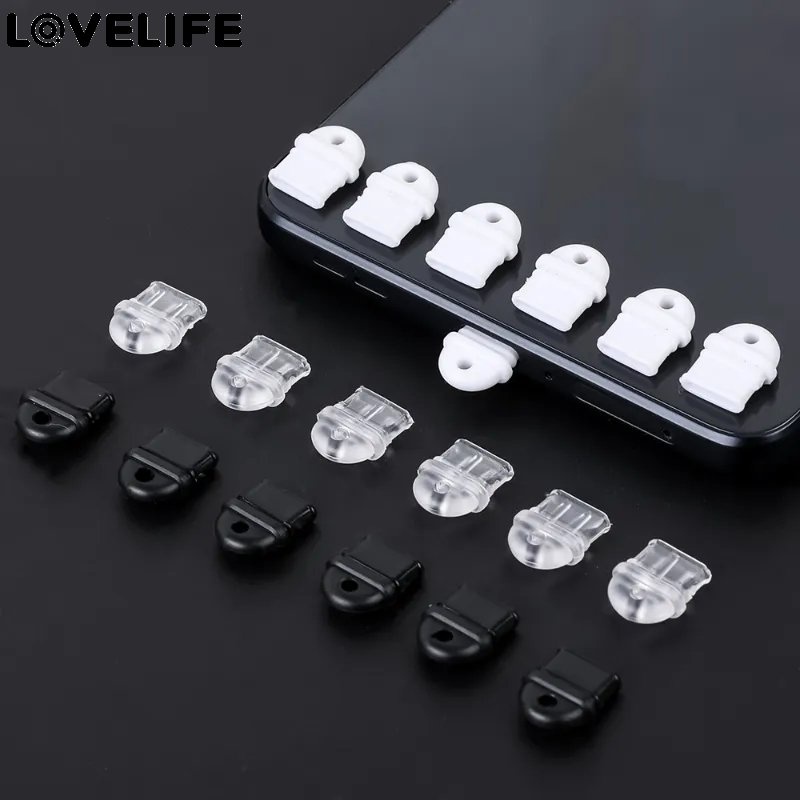 [Unggulan] Usb Charging Port Penutup Pelindung DIY Luminous Dust Plug Micro Type C Plug Stopper Glow Transparan Charge Port Colokan Debu Telepon Tipe-C Penutup Tahan Debu