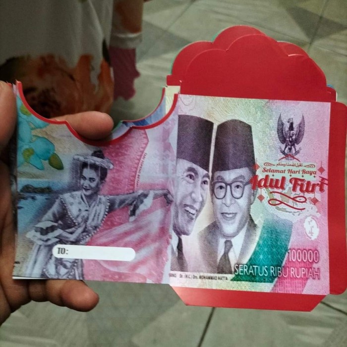 

Amplop Lebaran Motif Uang 800 Lembar Size Medium