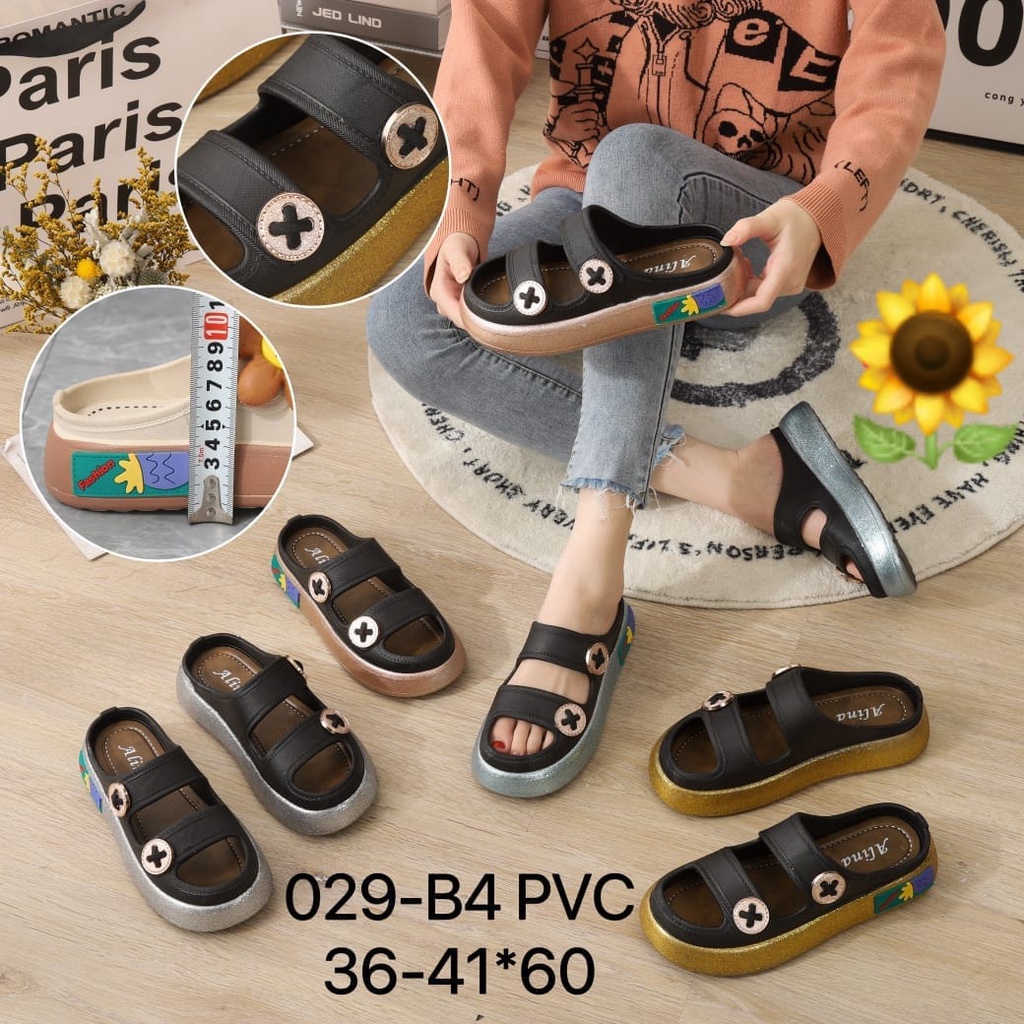 Sandal Karet Jelly Wedges Wanita import Model Terbaru Original Kekinian by AGUNG STYLE Balance 2269-2