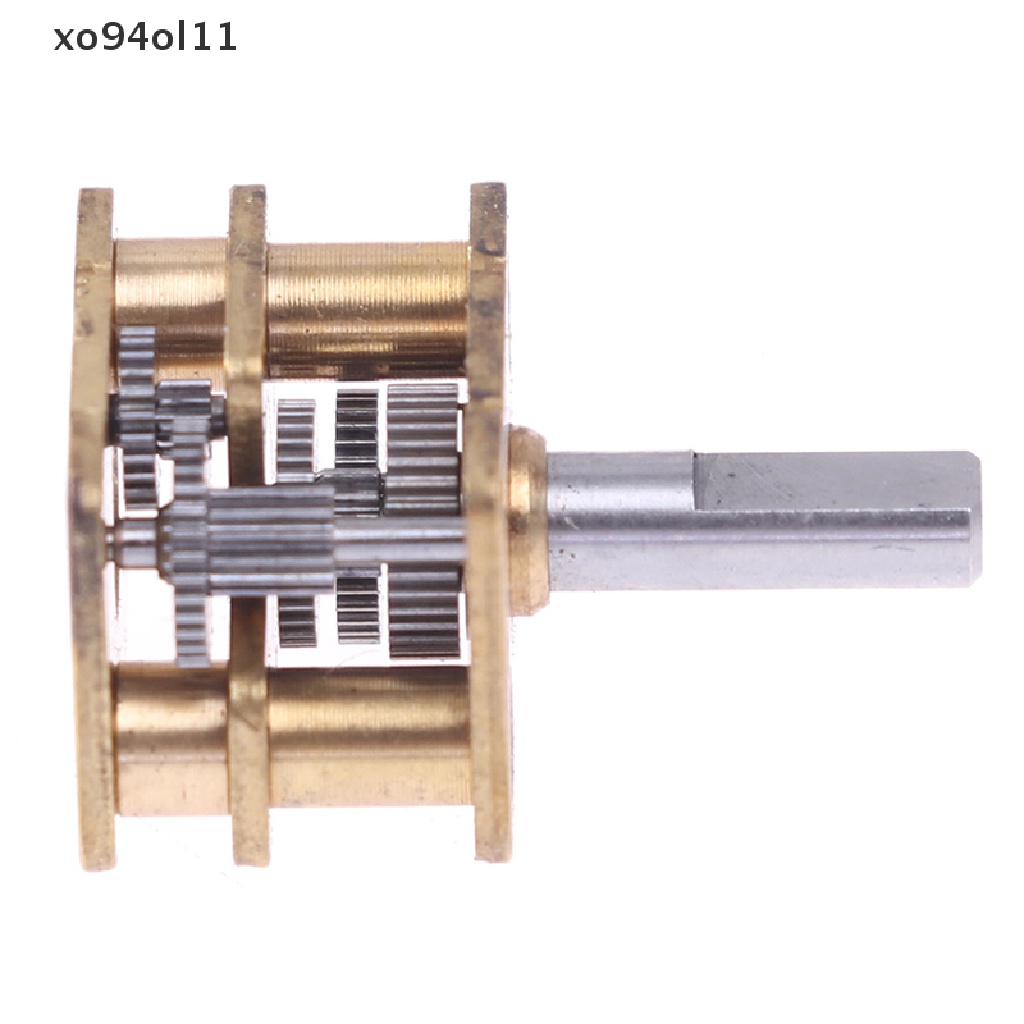 Xo 5pcs All metal gear reducer N20 reducer gearbox Pengecil DIY N20 Geared Motor OL