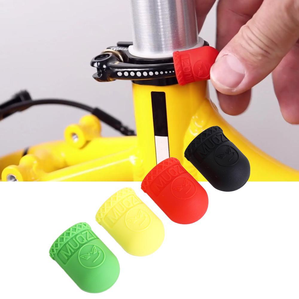 Lanfy Brake Shifter Lever Covers Aksesoris Rem Sepeda Jalan Anti Gores Gagang Rem Sepeda Lever Sleeve