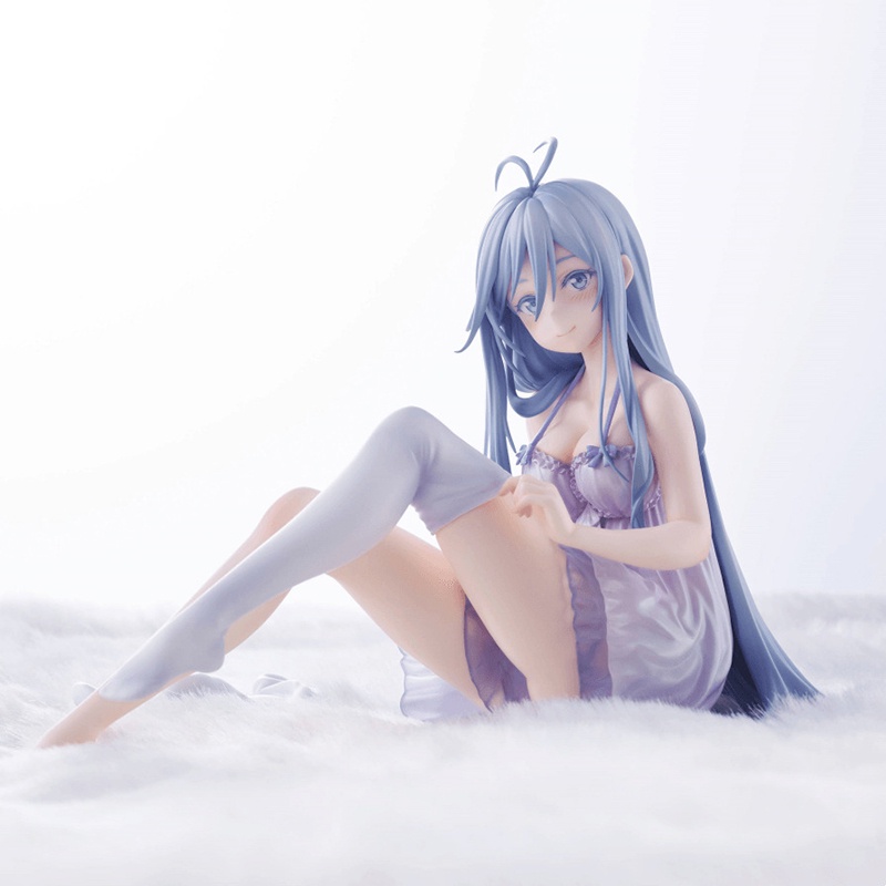 Aniplex 86- Eighty Six Vladilena · Milize Anime Figure Action Figurine Piyama Stoking Pose Tidur 11cm Mainan Model PVC