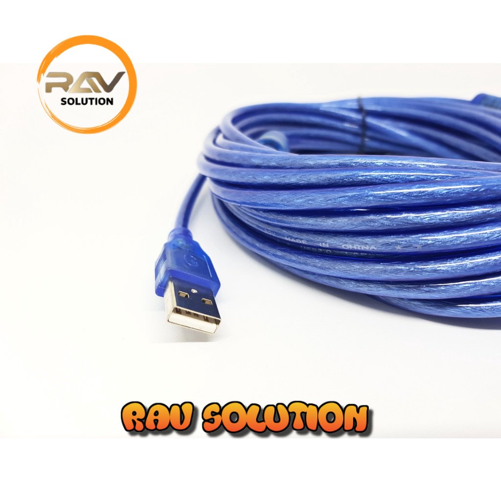 KABEL USB MALE FEMALE 10M / PERPANJANGAN USB / USB EXTENDER EXTENTION  VN 4