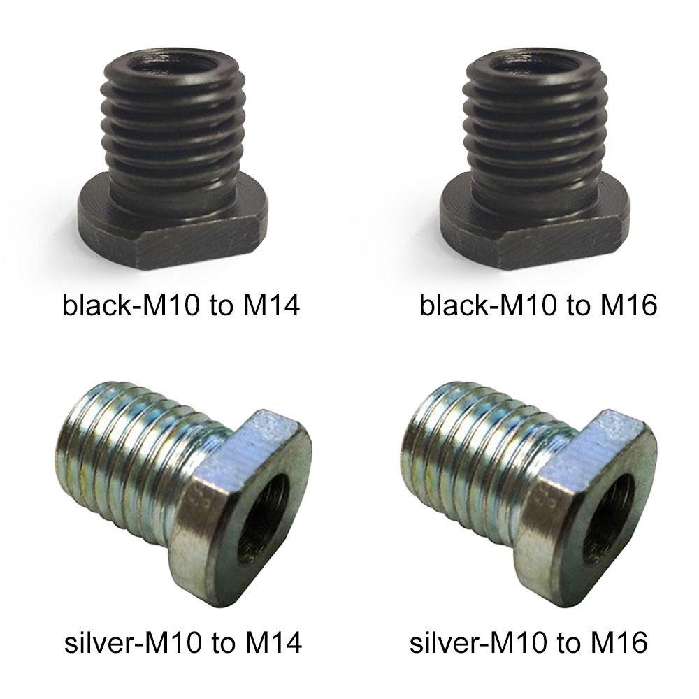 Populer 2PCS M10 Ke M14/M16 Thread Retrofitting Aksesoris Hole Saw Tool Sekrup Konversi Untuk Diamond Core Bit Hole Saw Tools