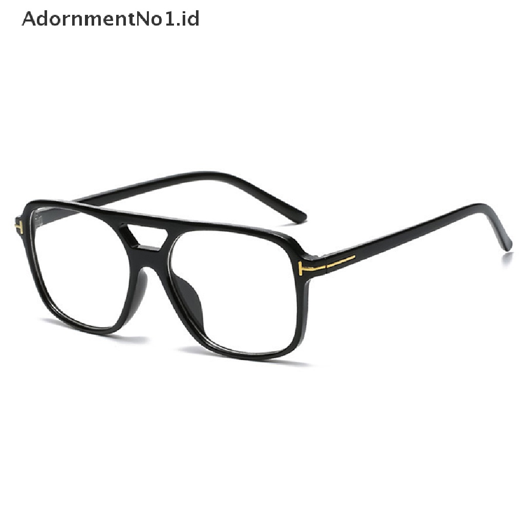 [AdornmentNo1] Kacamata Retro Kotak Wanita Hitam Kuning Fashion Candy Color Sun Girl [ID]