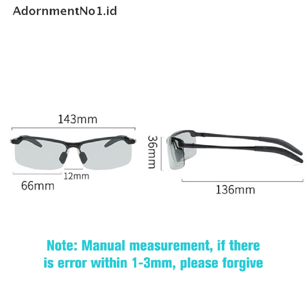 [AdornmentNo1] Kacamata Photochromic Universal Outdoor Sport Sun Glasses Kacamata Pengemudi Kacamata Bunglon Pria Berubah Warna Kacamata Matahari [ID]