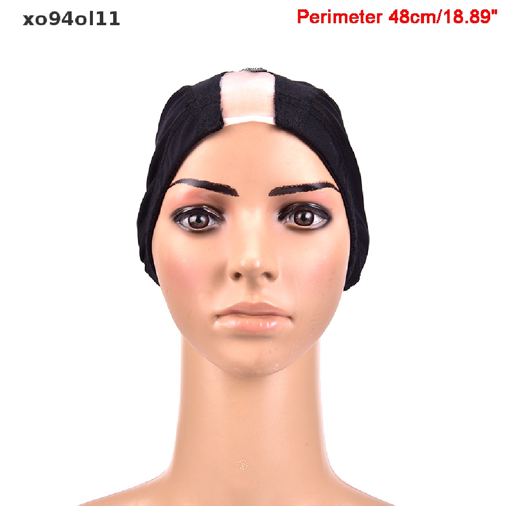 Xo U Part Wig Cap hair net Elastis Untuk Membuat Wig Mesh dome Cap Topi Jaring Topi Renang OL