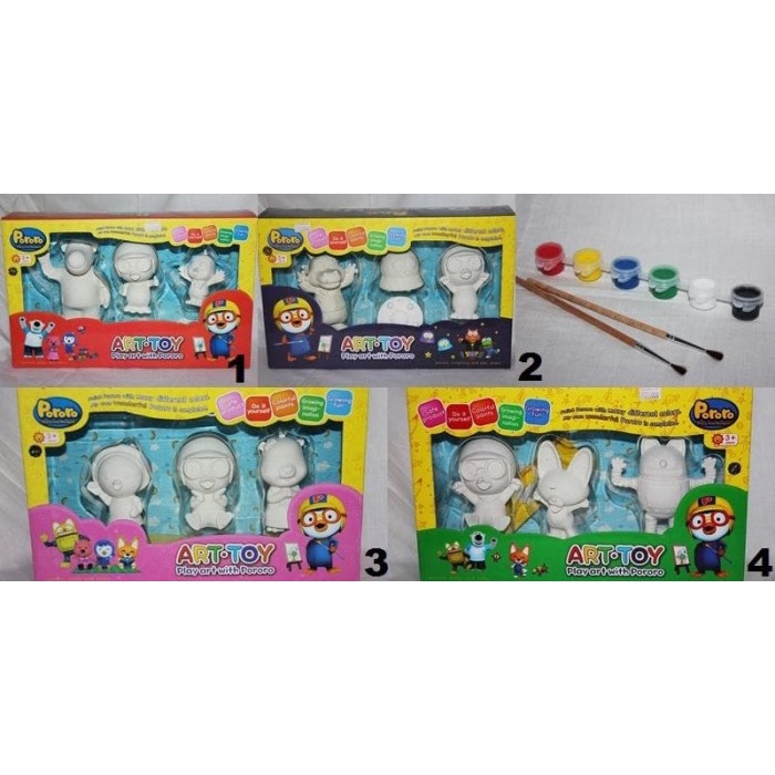 Promo Art Toy Pigure Pororo Dan Kawan Terlaris