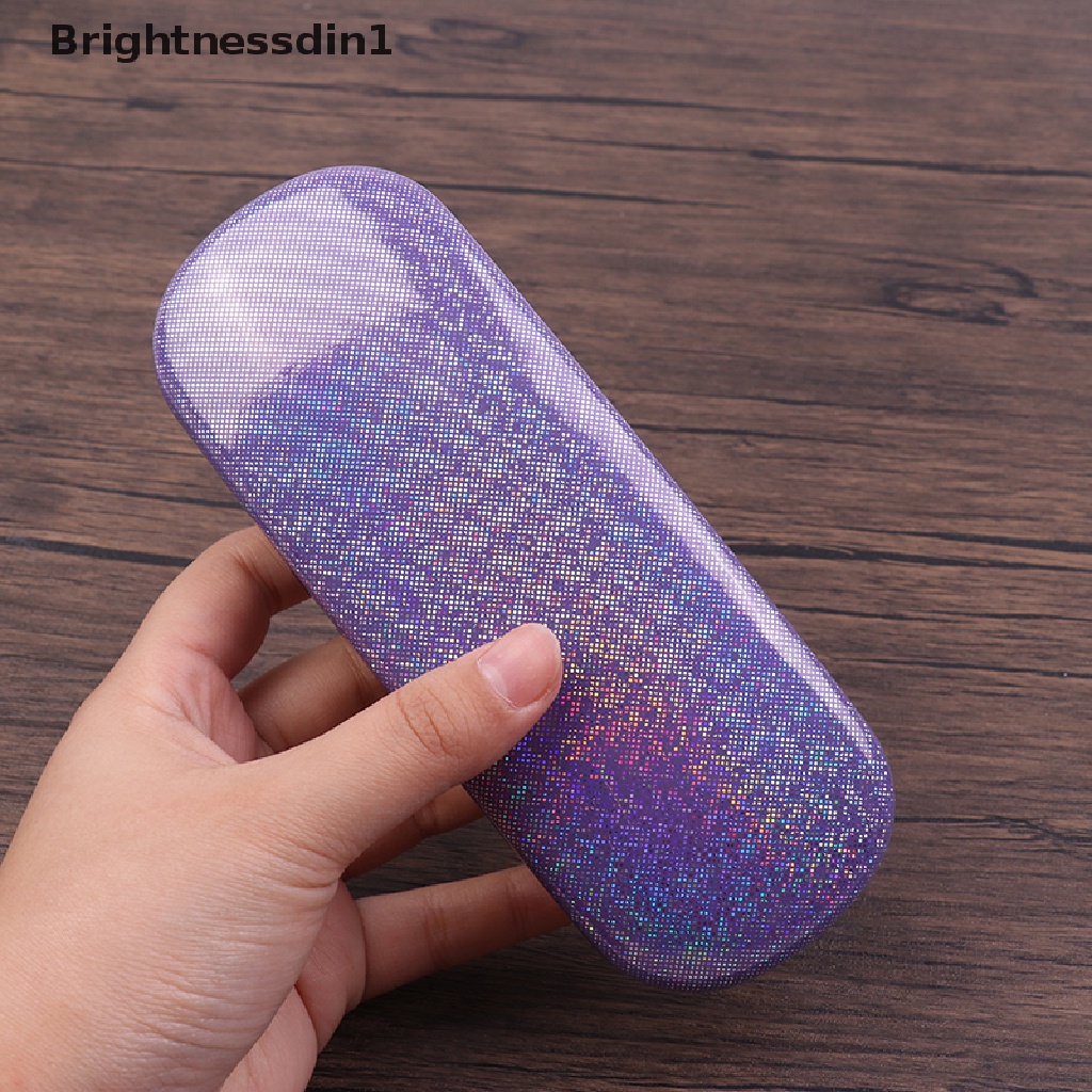 [Brightnessdin1] 1pc Compression PU Leather Myopia Glasses Case Peluru Gesper Kotak Kotak Penyimpanan Butik