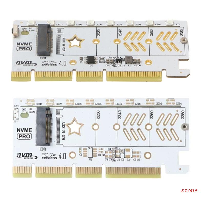 Zzz M.2 M Kunci Nvme SSD Ke PCI-e Adapter, PCI Express X16 Card Dengan Casing Aluminium