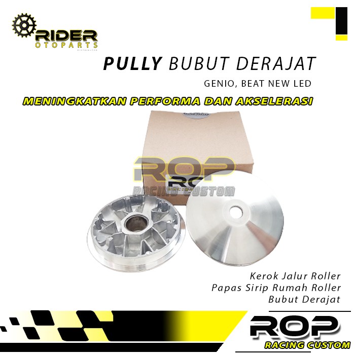 Upgrade Rumah Roller Racing Set Pully Racing ROP Genio Beat New Led