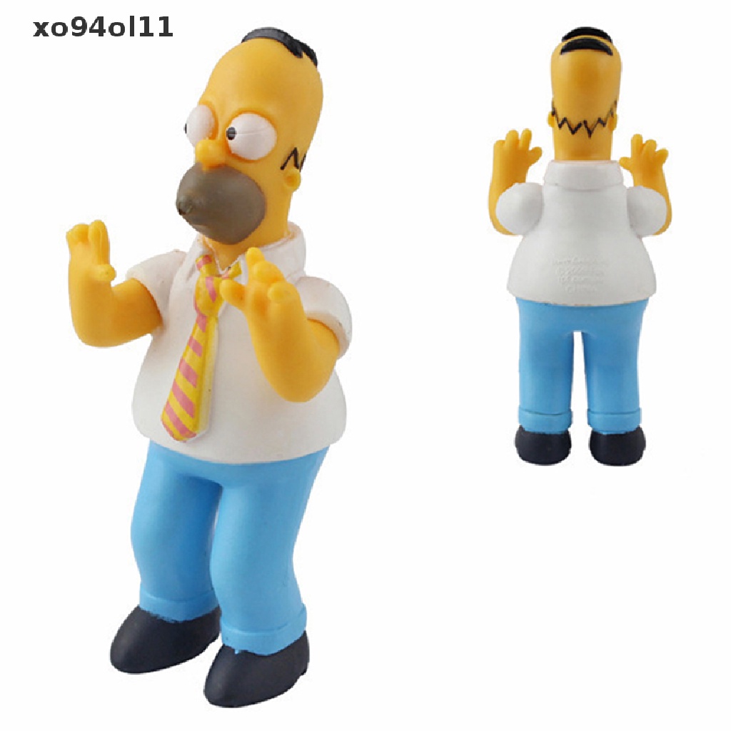 Xo Disney Simpsons Kartun Action Figure Mainan Lucu Homer Marge Bart Figurines Boneka OL