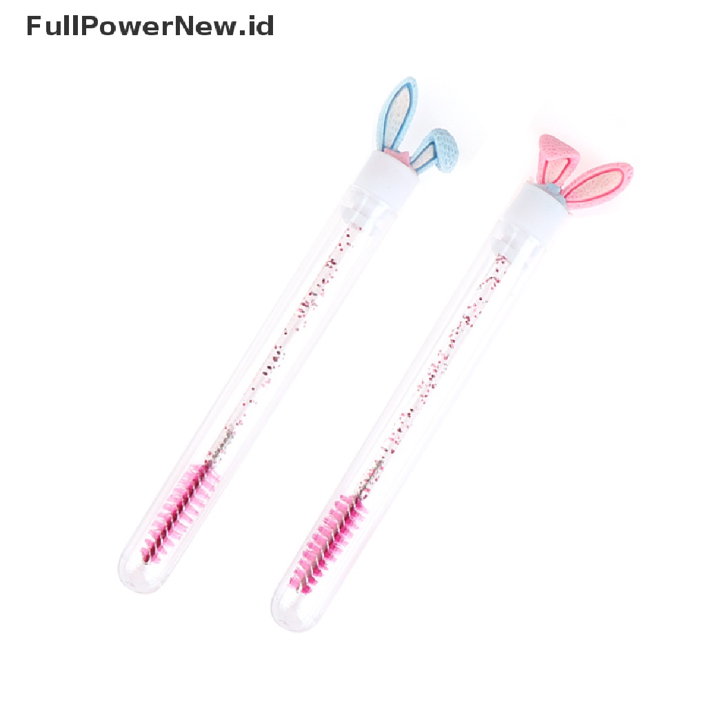 Power Rabbit Sikat Bulu Mata Maskara Wands Spoolies Tabung Kristal Make Up Brush Tools ID