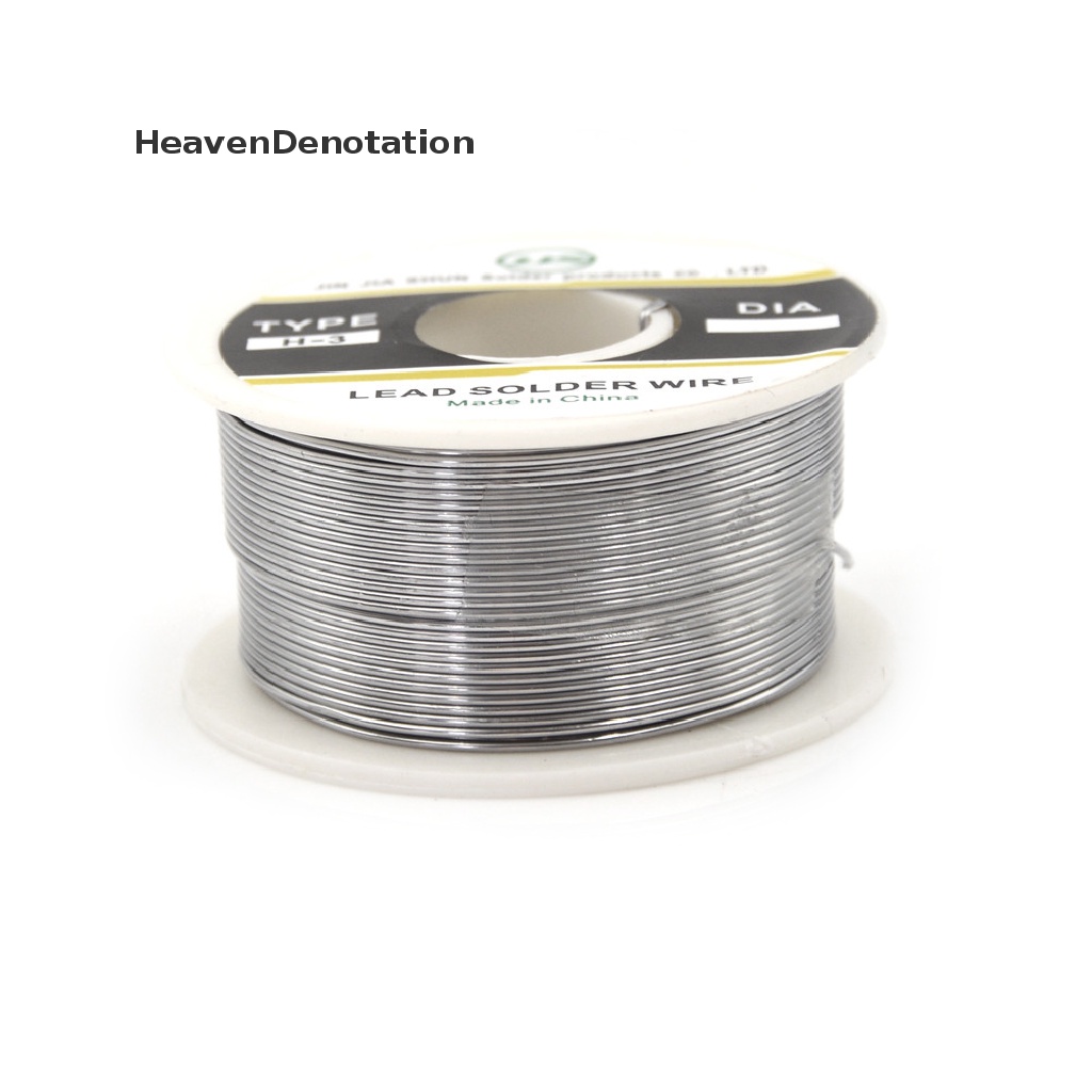 [HeavenDenotation] 100g 0.8mm 60per40timah Timah Solder Wire Rosin Core Soldering 2% Flux Reel Tube HDV