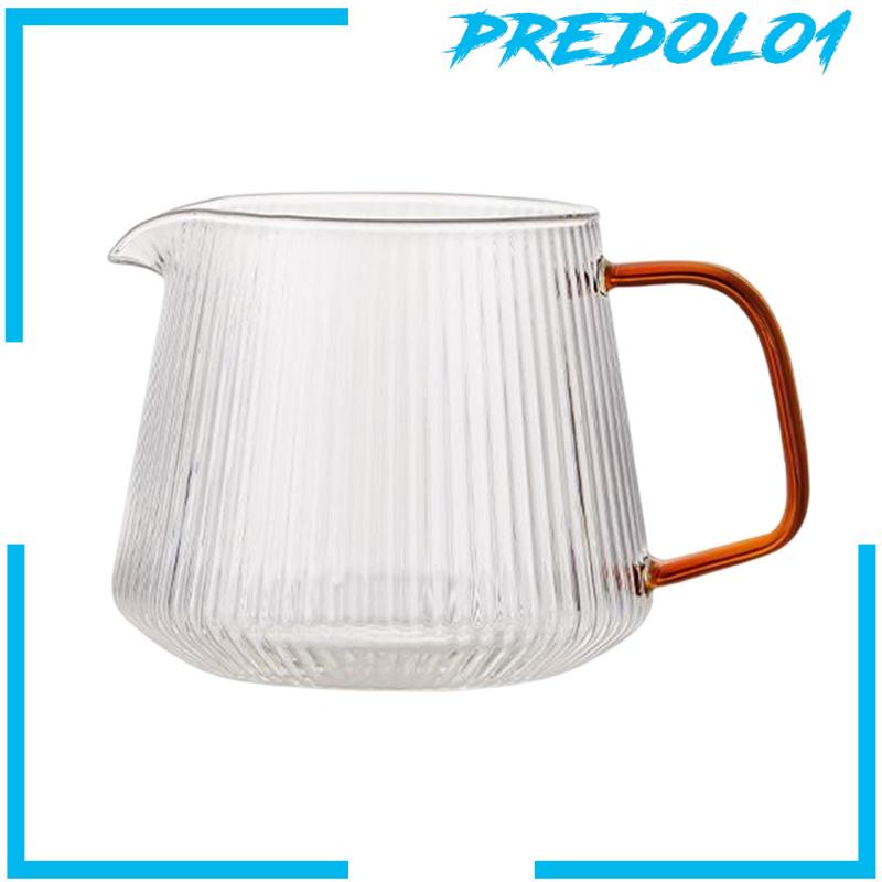 [Predolo1] Teko Kopi Kaca Clear Manual Coffee Dripper Pot Untuk Restoran Travel Rumah