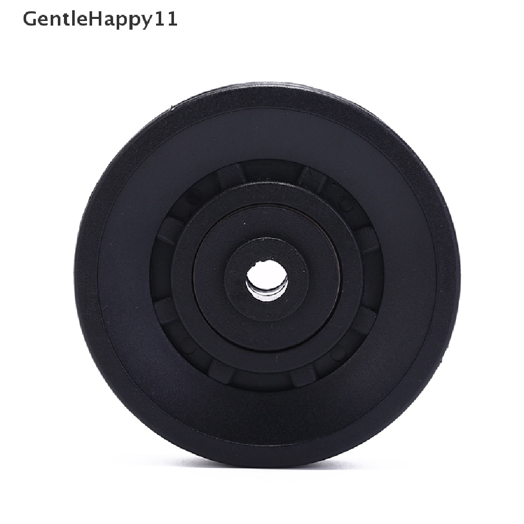 Gentlehappy 1pc 90mm Hitam Bantalan Pulley Roda Kabel Peralatan gym Part Wearproof gym kit  Id