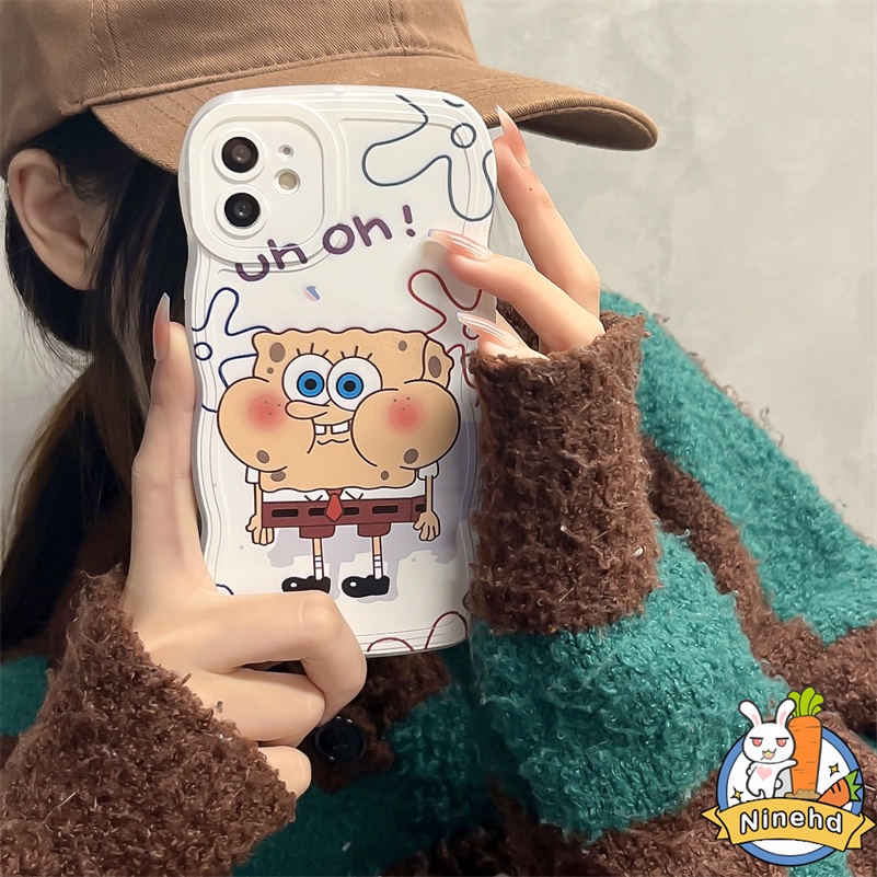 Casing Kompatibel Untuk iPhone14 13 12 11 Pro Max X Xr Xs Max8 7 6 6s Plus SE 2020 Pasangan Lucu Patrick Star Perlindungan Lensa Anti Gores Bening Lembut Silikon Shockproof Phone Case