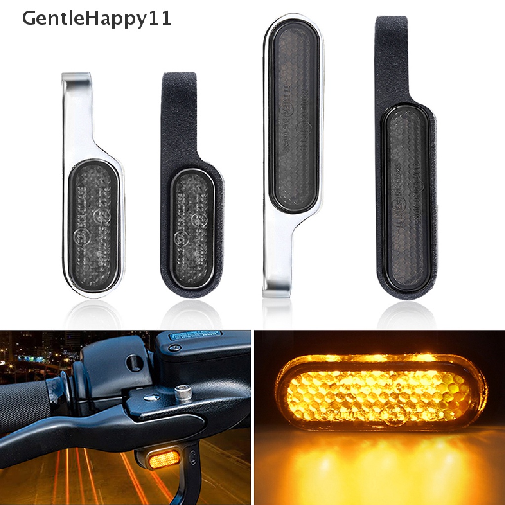 Gentlehappy Stang LED Motor Flash Amber Mini Air Mengalir Sein Indikator id