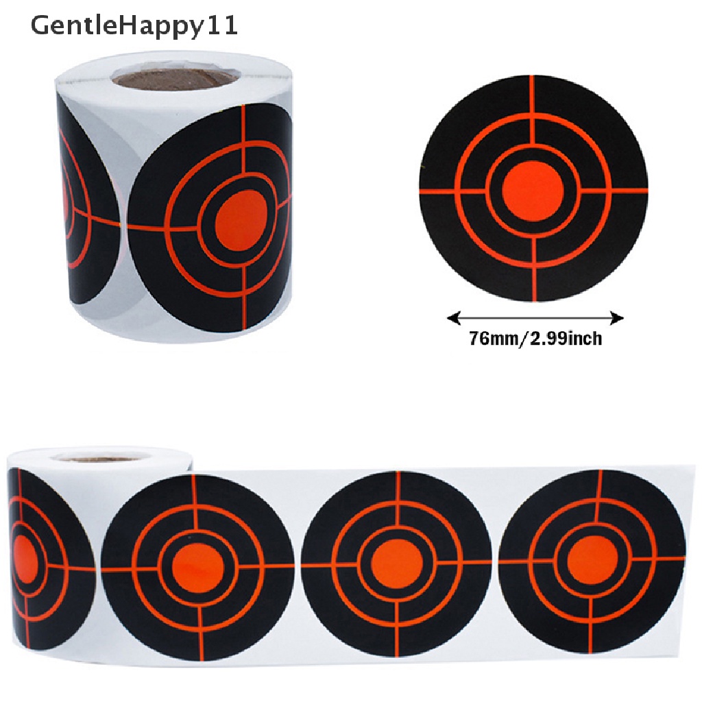 Gentlehappy 100/250pcs Shoog Target Tembak Target Stiker Splatter Untuk Latihan Shoog id