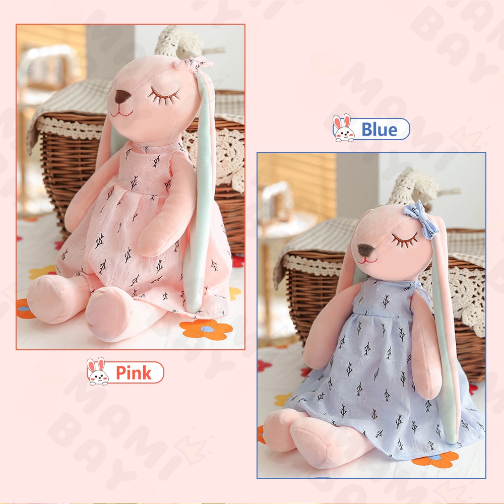 Mamibayi Boneka Bayi Kelinci Boneka Tidur Plush Rabbit Doll 35Cm