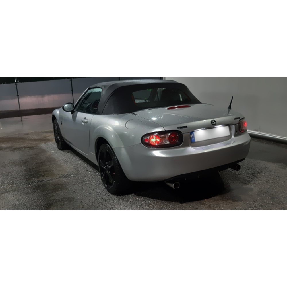 2pcs Lampu Plat Nomor Plat LED Putih Lampu Untuk Mazda Miata MX-5 2006-2015 Untuk Fiat124Laba Abarth 2017-up