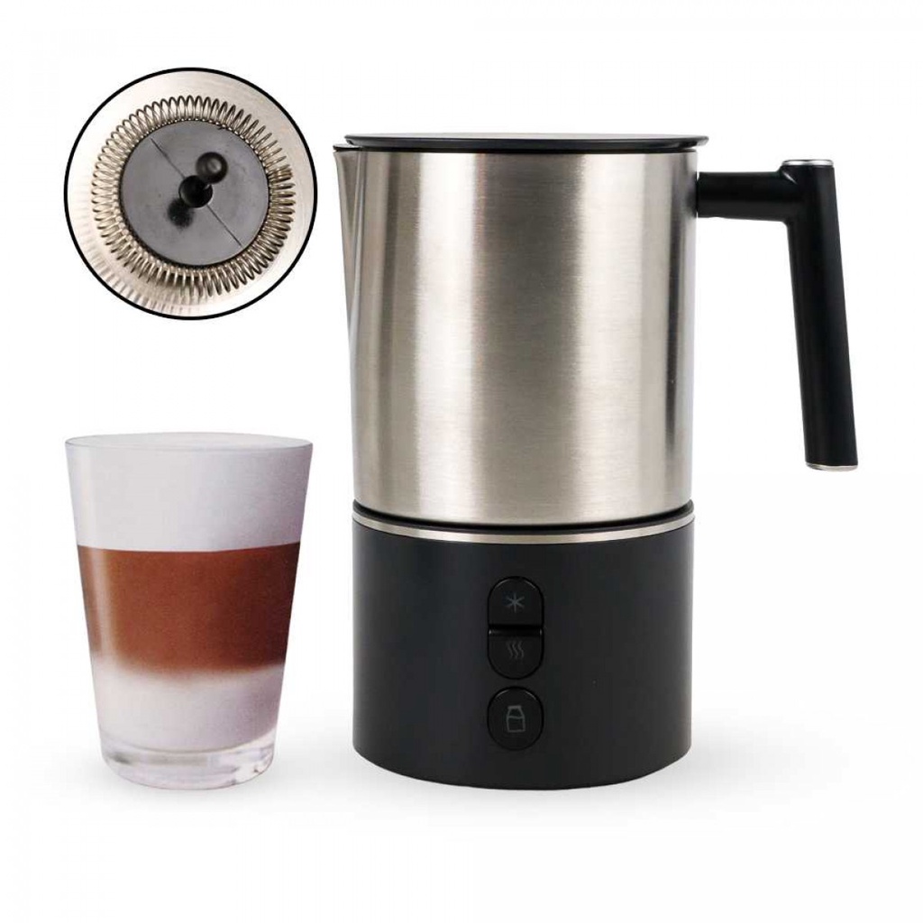 Pembuih Susu Electric Milk Foamer Pembuat Busa Kopi Cappucino Latte 500W 400ML