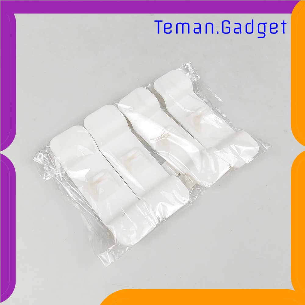 TG - ATK Exryhon Holder Kabel Organizer Sticky Cord Wrapper for Appliances 4PCS - EX4W