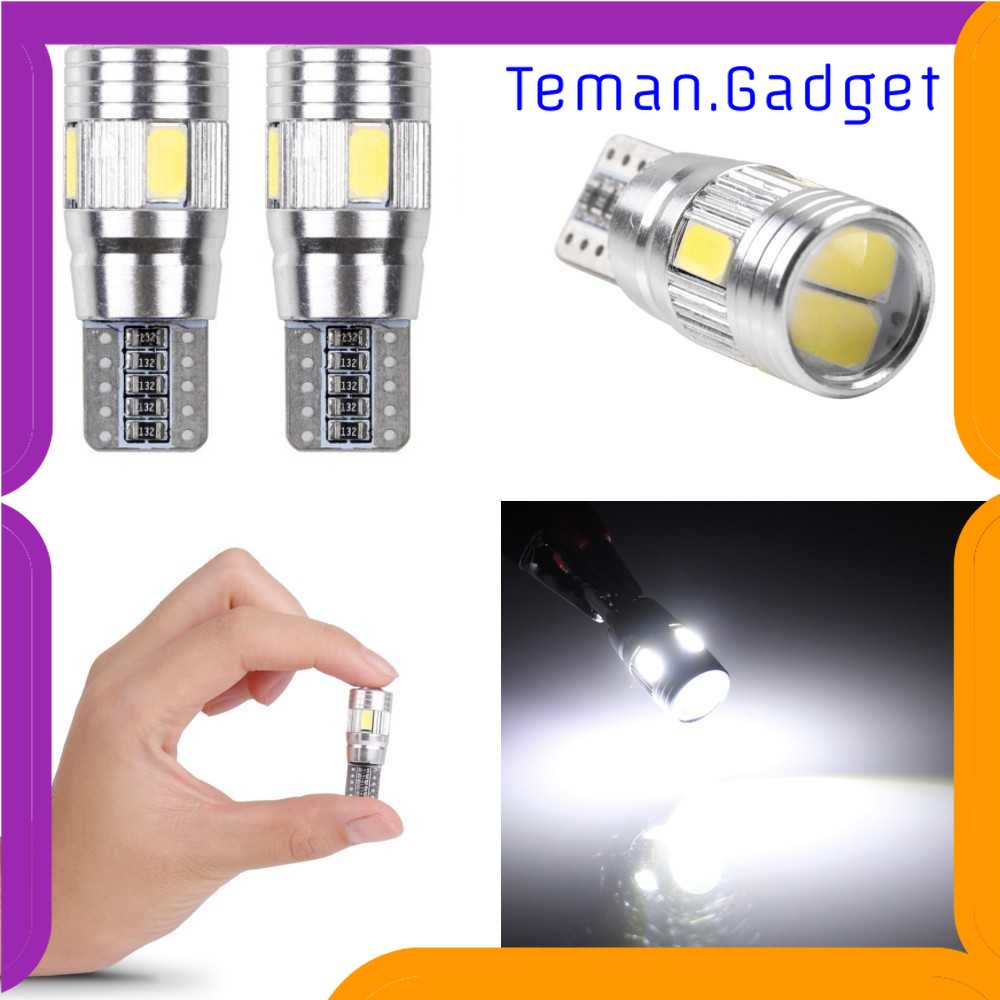 TD - OTO Lampu Depan Mobil Headlamp LED SMD 5630 T10 W5W Cool White 2 PCS